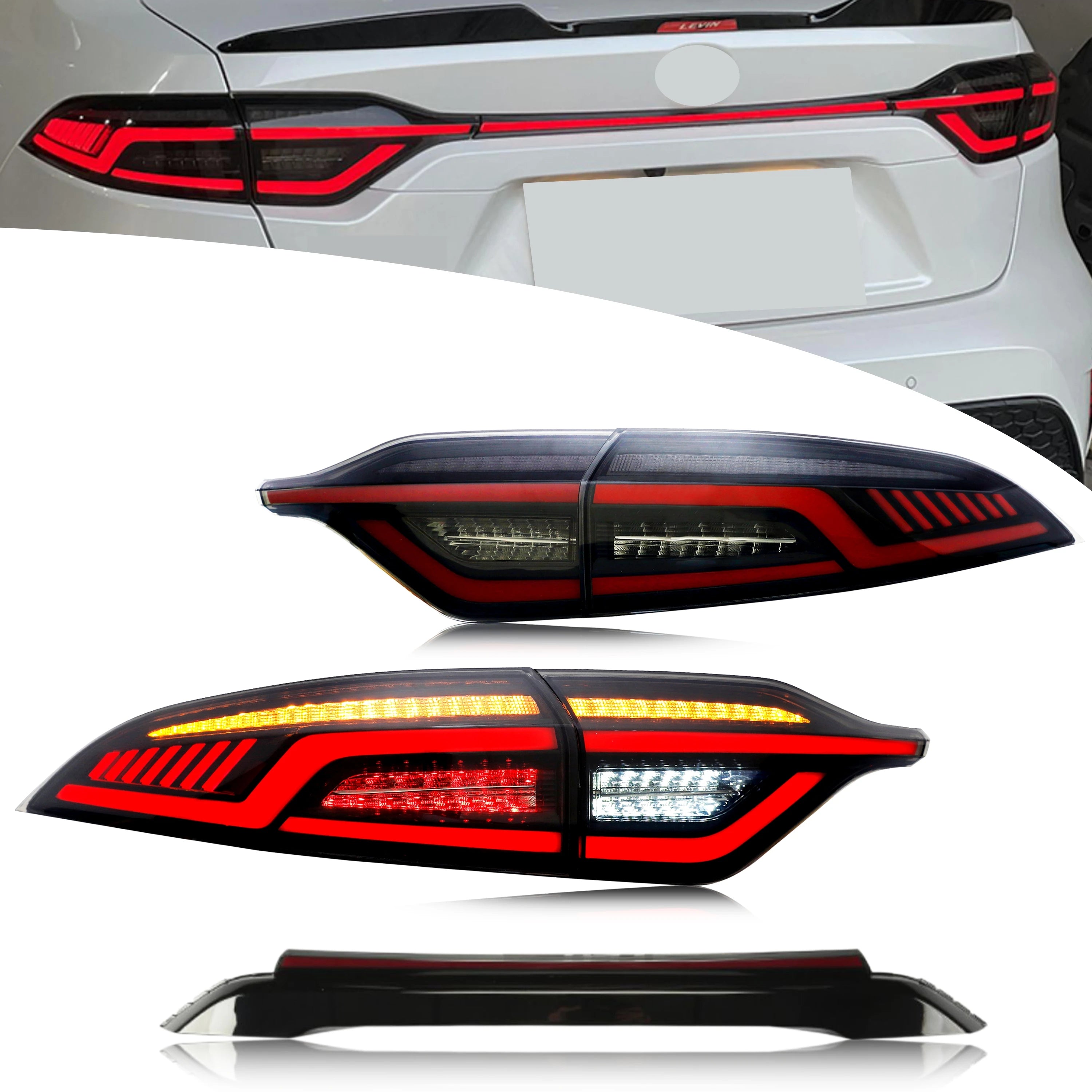 2020–2026 Toyota Corolla LED Tail Lights – Sequential & Start-Up