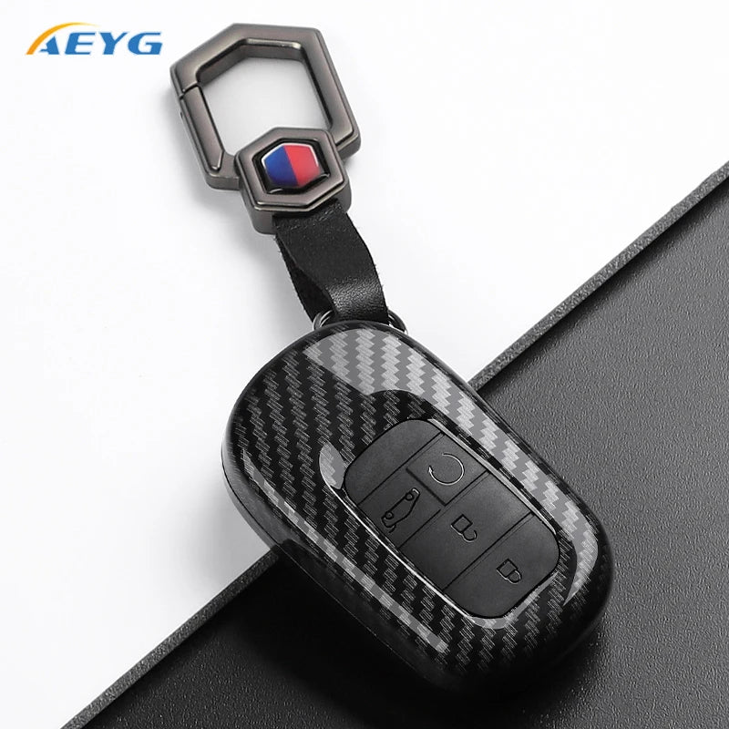 Carbon Fiber Key Fob Cover for 2022–2027 Honda Civic, Accord, CR-V, HR-V & Pilot