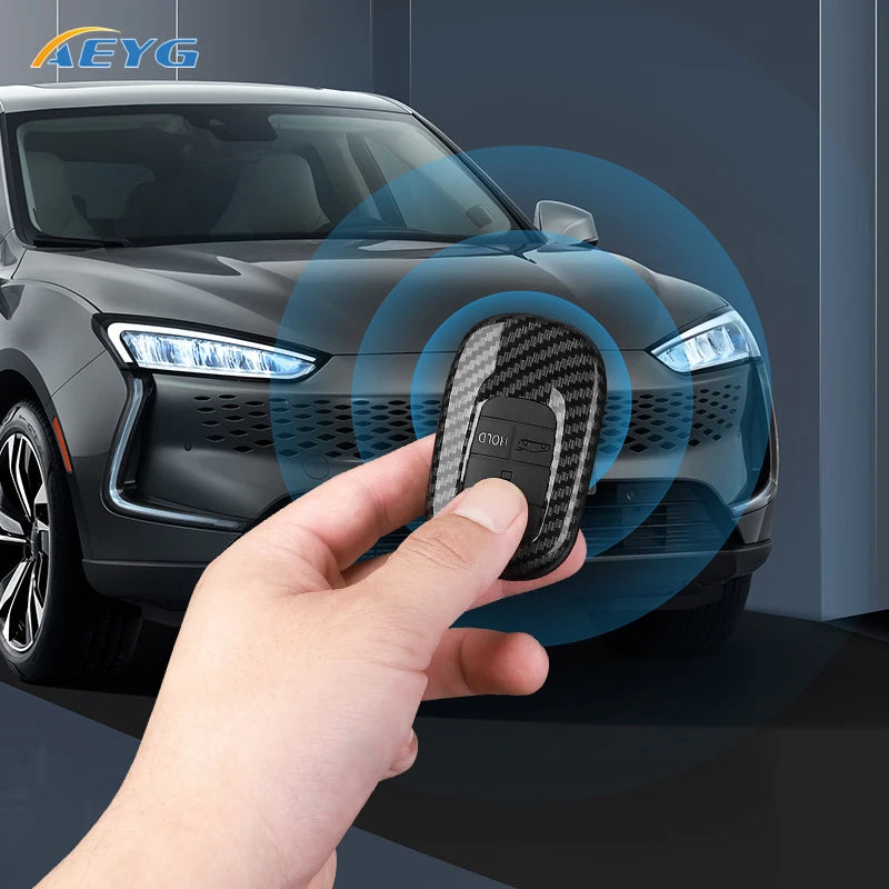 Carbon Fiber Key Fob Cover for 2022–2027 Honda Civic, Accord, CR-V, HR-V & Pilot