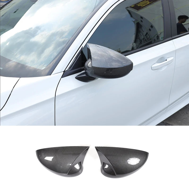 Carbon Fiber Mirror Covers for Honda Civic 2022–2027 & Acura Integra 2023–2027