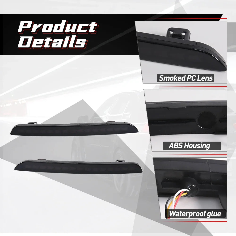 2022–2027 Honda Civic LED Rear Reflectors – 11th Gen Sequential Reflectors