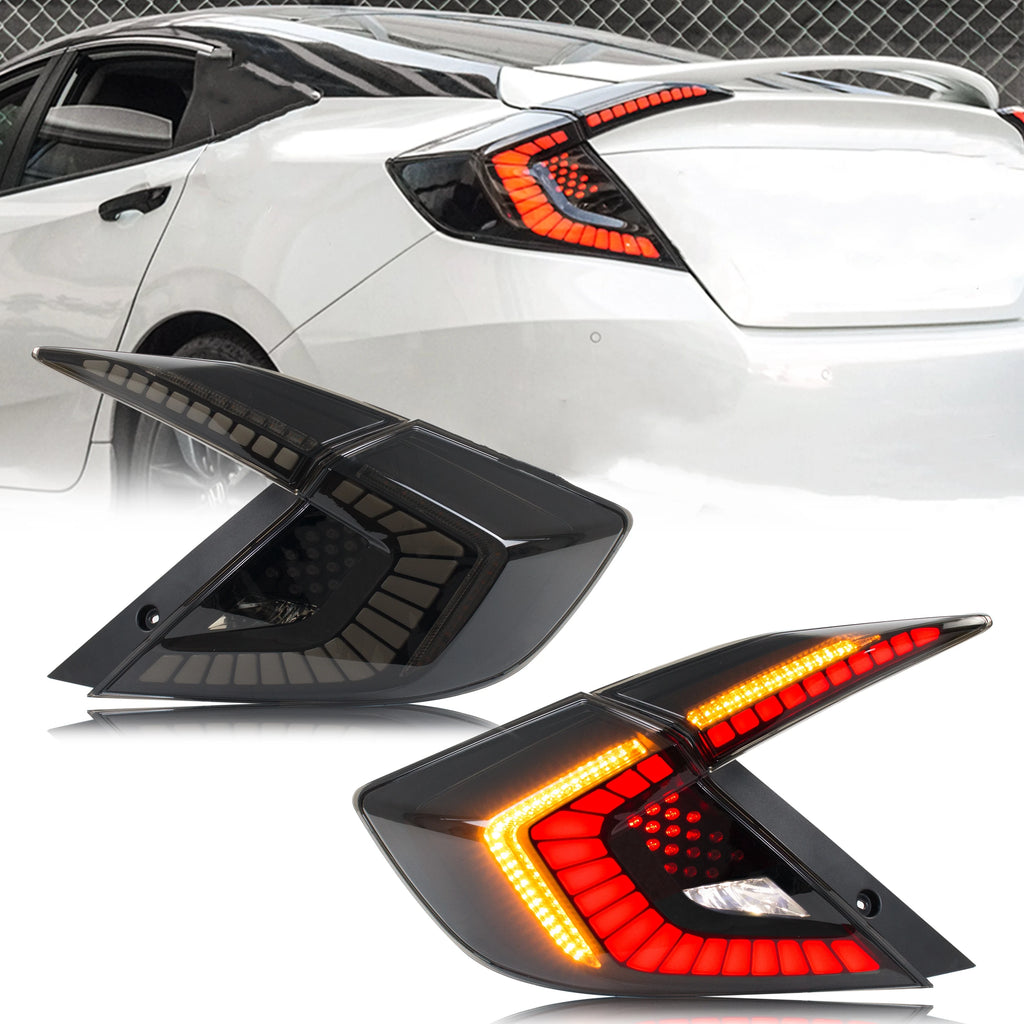 2016-2021 Honda Civic LED Tail Lights – 10th Gen Sequential Turn Signal