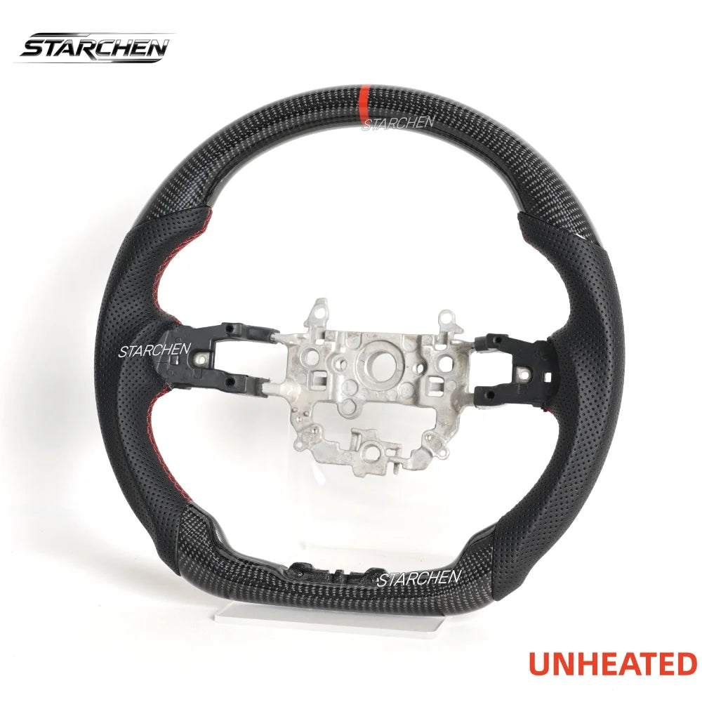 Carbon Fiber Steering Wheel for Honda Civic 2022–2027 & Acura Integra 2023–2027 – Red Stitching