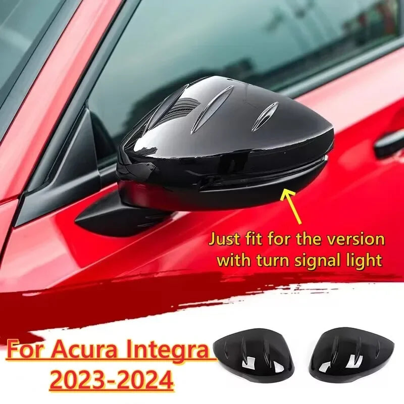 Glossy Black Mirror Covers for Acura Integra 2023–2027