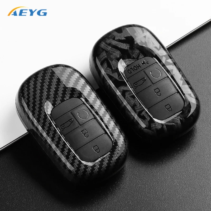 Carbon Fiber Key Fob Cover for 2022–2027 Honda Civic, Accord, CR-V, HR-V & Pilot