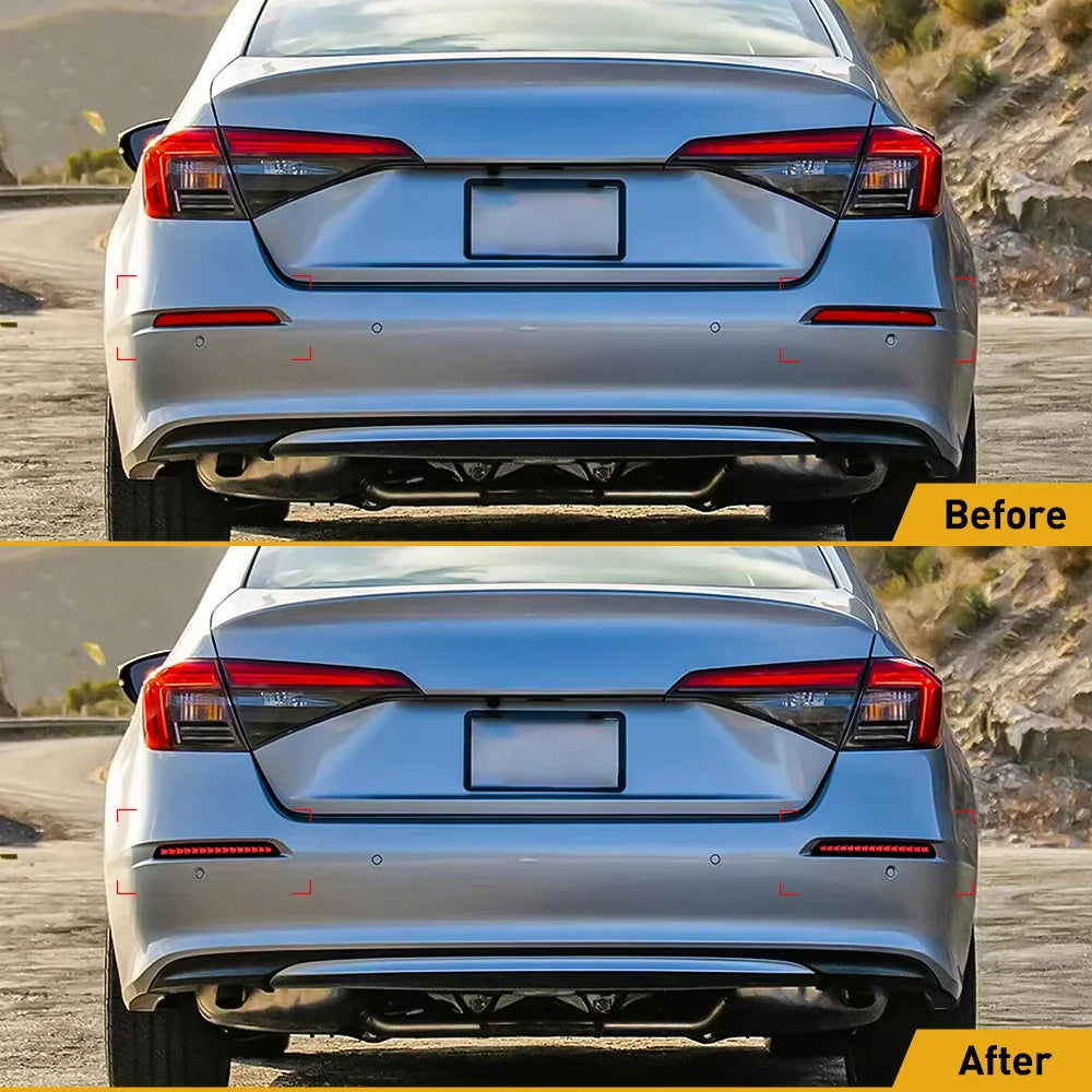 2022–2027 Honda Civic LED Rear Reflectors – 11th Gen Sequential Reflectors