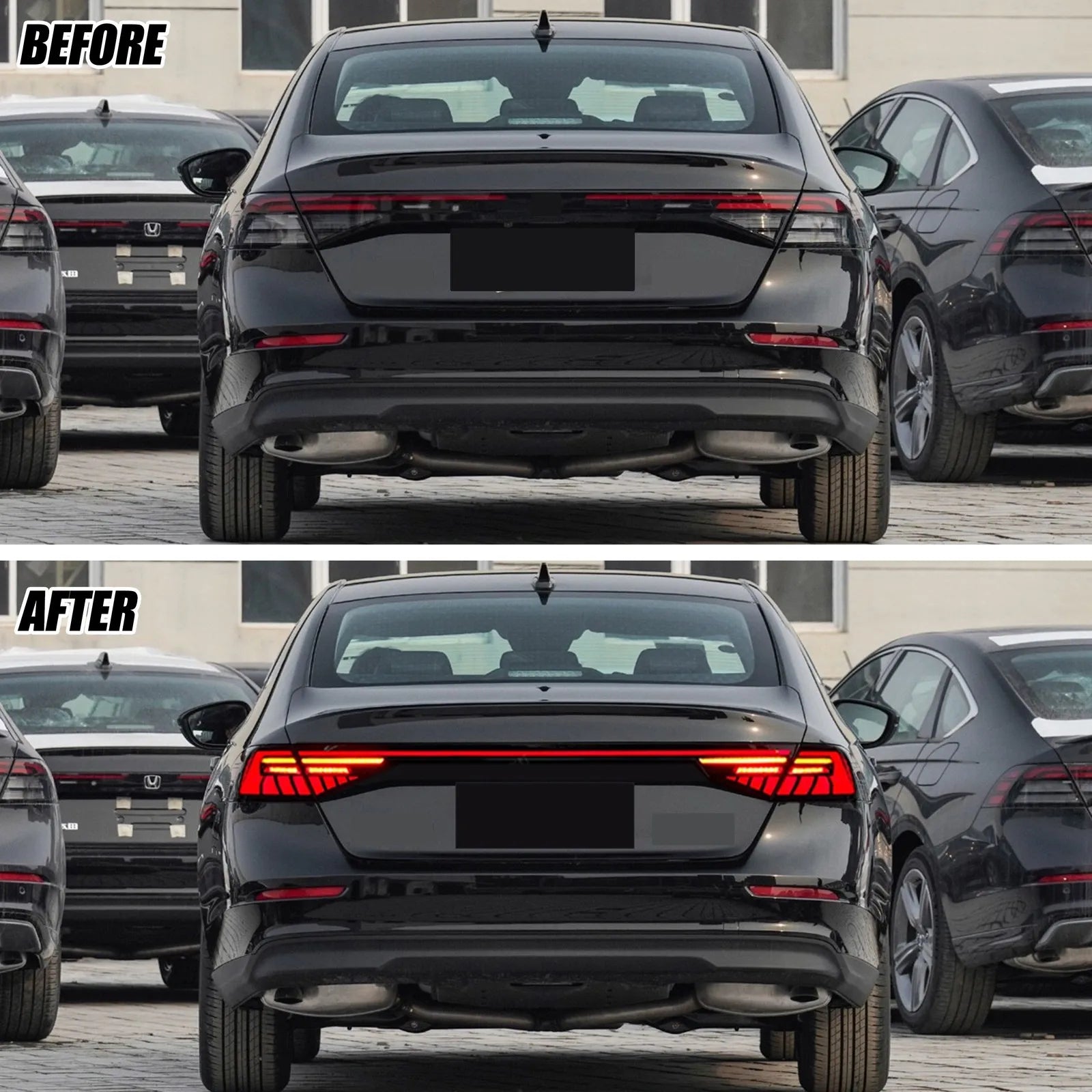 2024–2027 Honda Accord 11th Gen LED Tail Lights – Sequential Turn Signal & Start-Up Animation